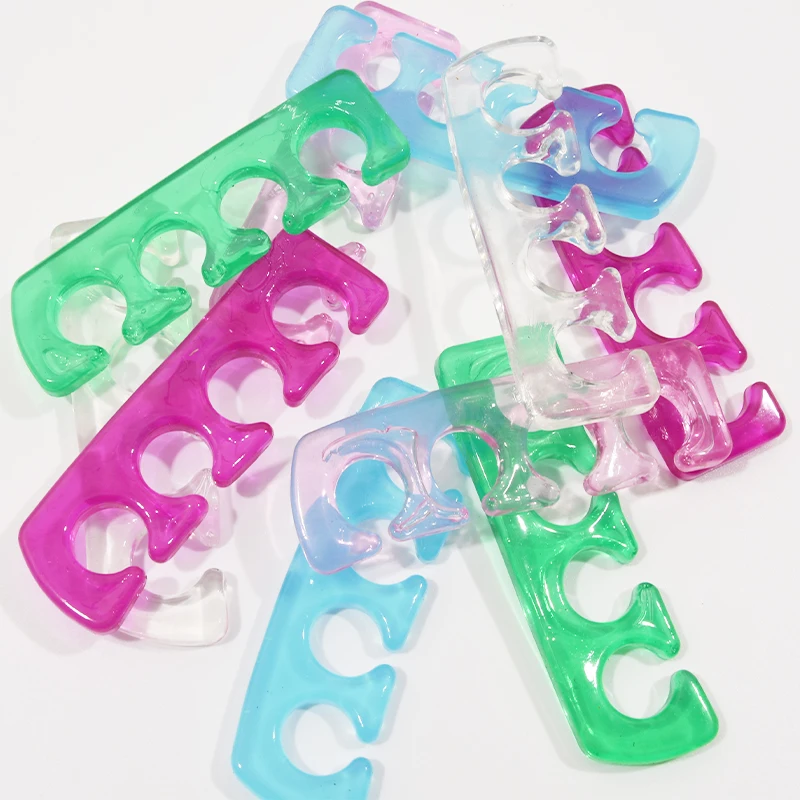 Soft Silicone Toe Separators, 5 Colors 2