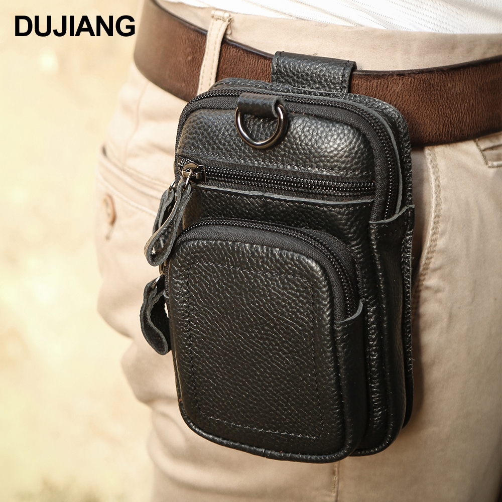 Vintage Bauchtasche aus Echtleder für Herren