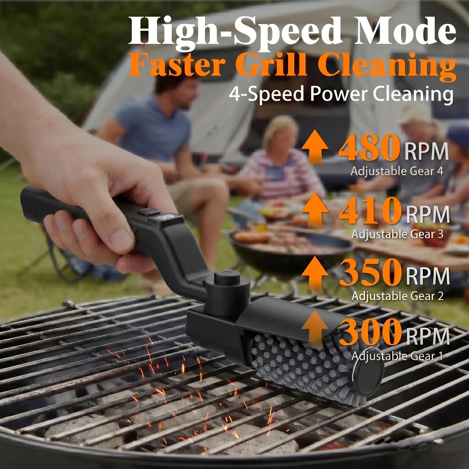 kabellose Grillbürste 3