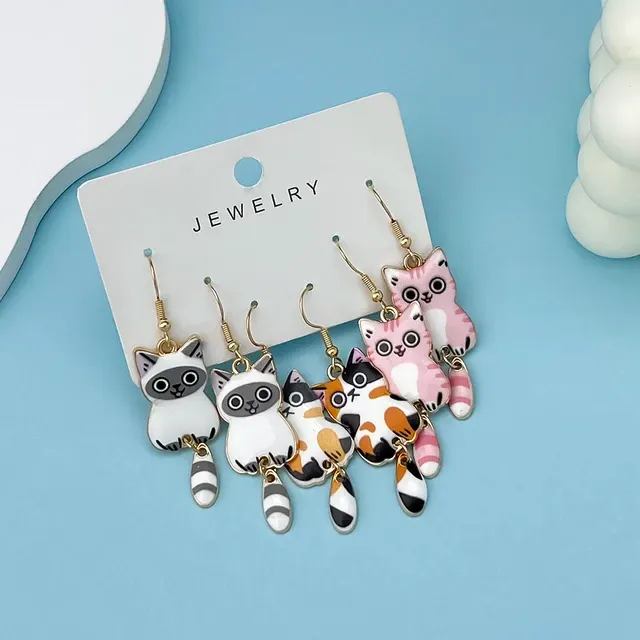 Cat Ear Stud Earrings 3