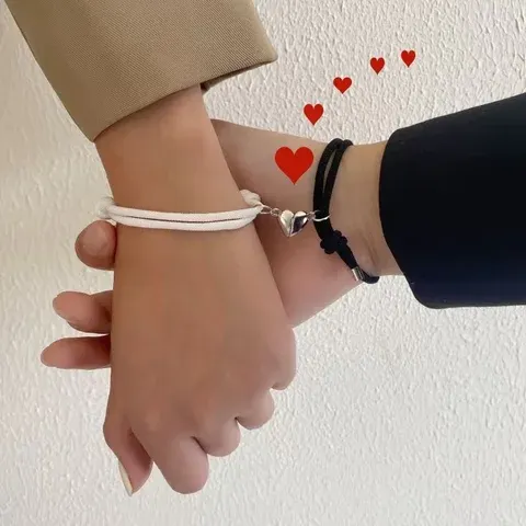 Magnetic Couple Bracelet Set