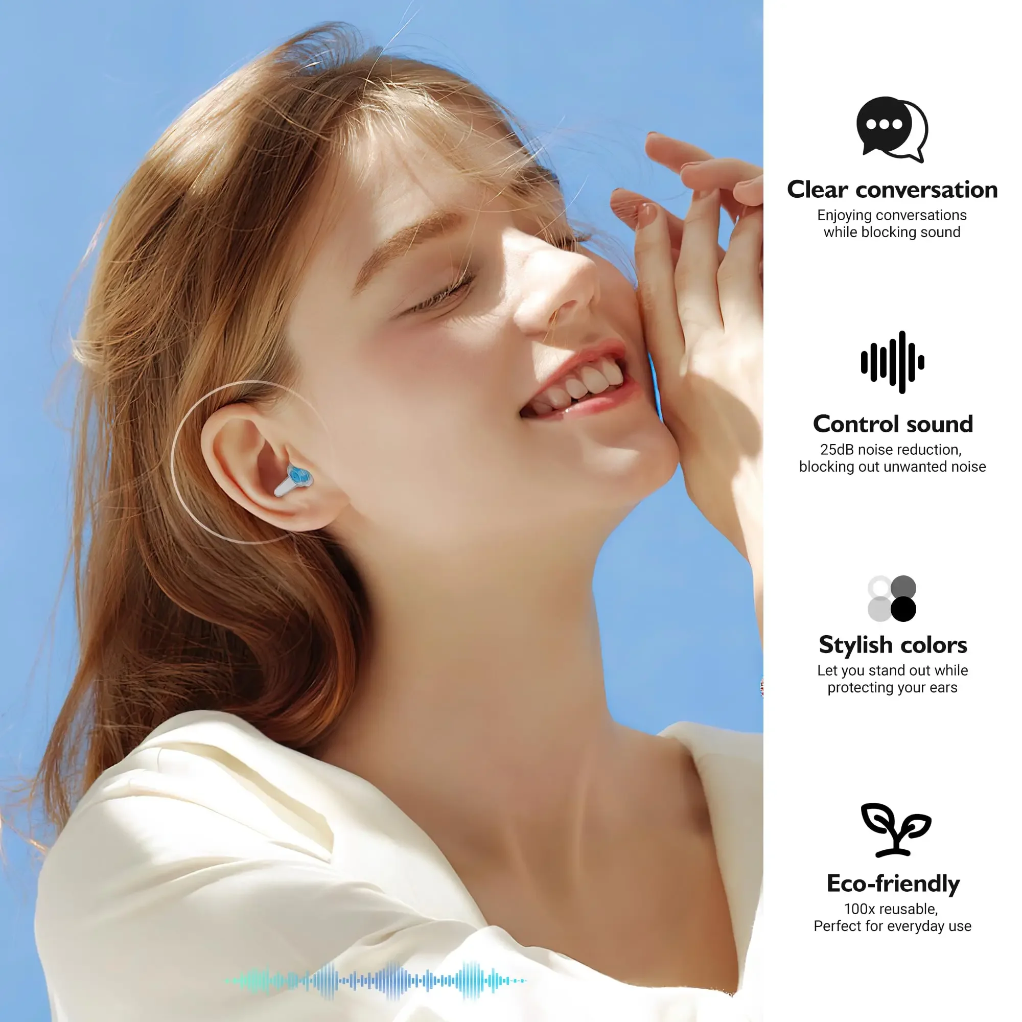 Reusable Concert Earplugs for Musicians 4