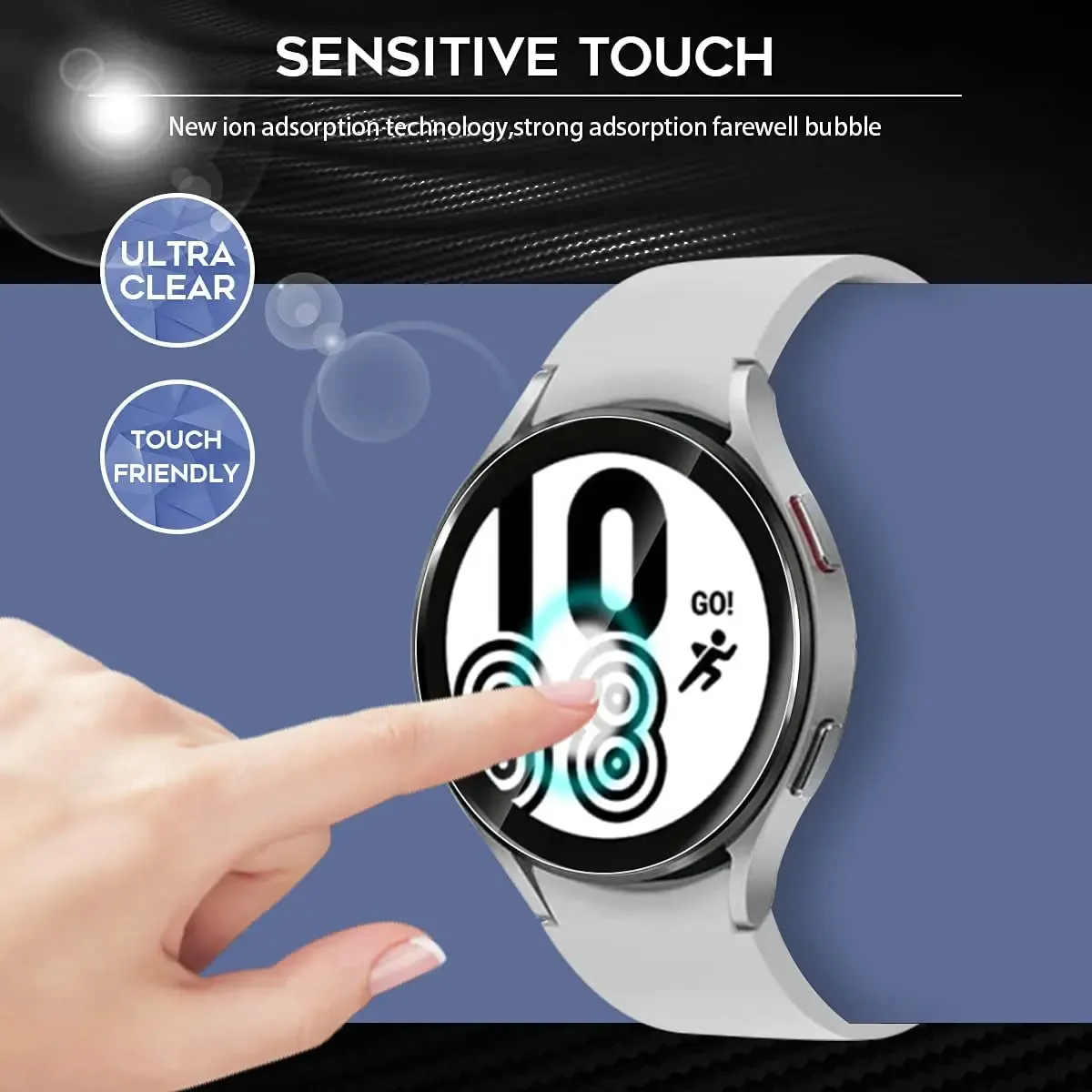 1–5 Stück Gehärtetes Glas für Samsung Galaxy Watch 2