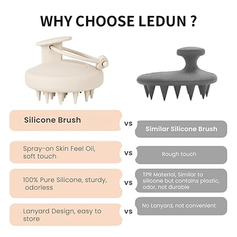 Silicone Shampoo Brush for Deep Cleaning 3