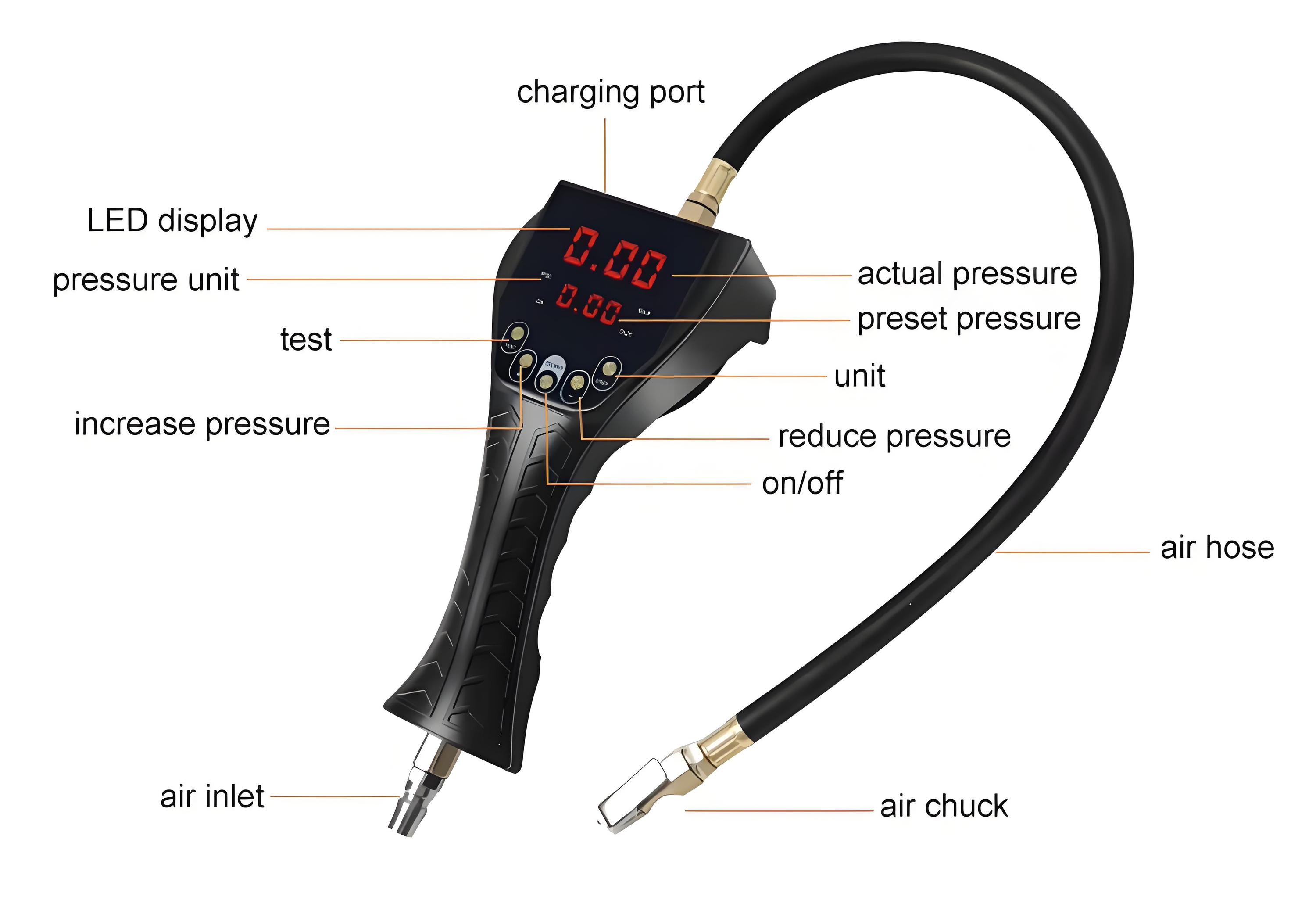 Smart Digital Tire Inflator for All Vehicles 3