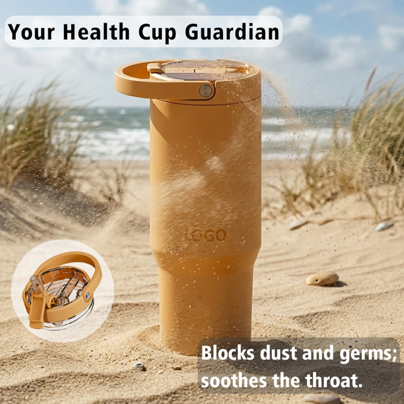 20oz 24oz 32oz 40oz Flip Straw Tumbler Portable 4