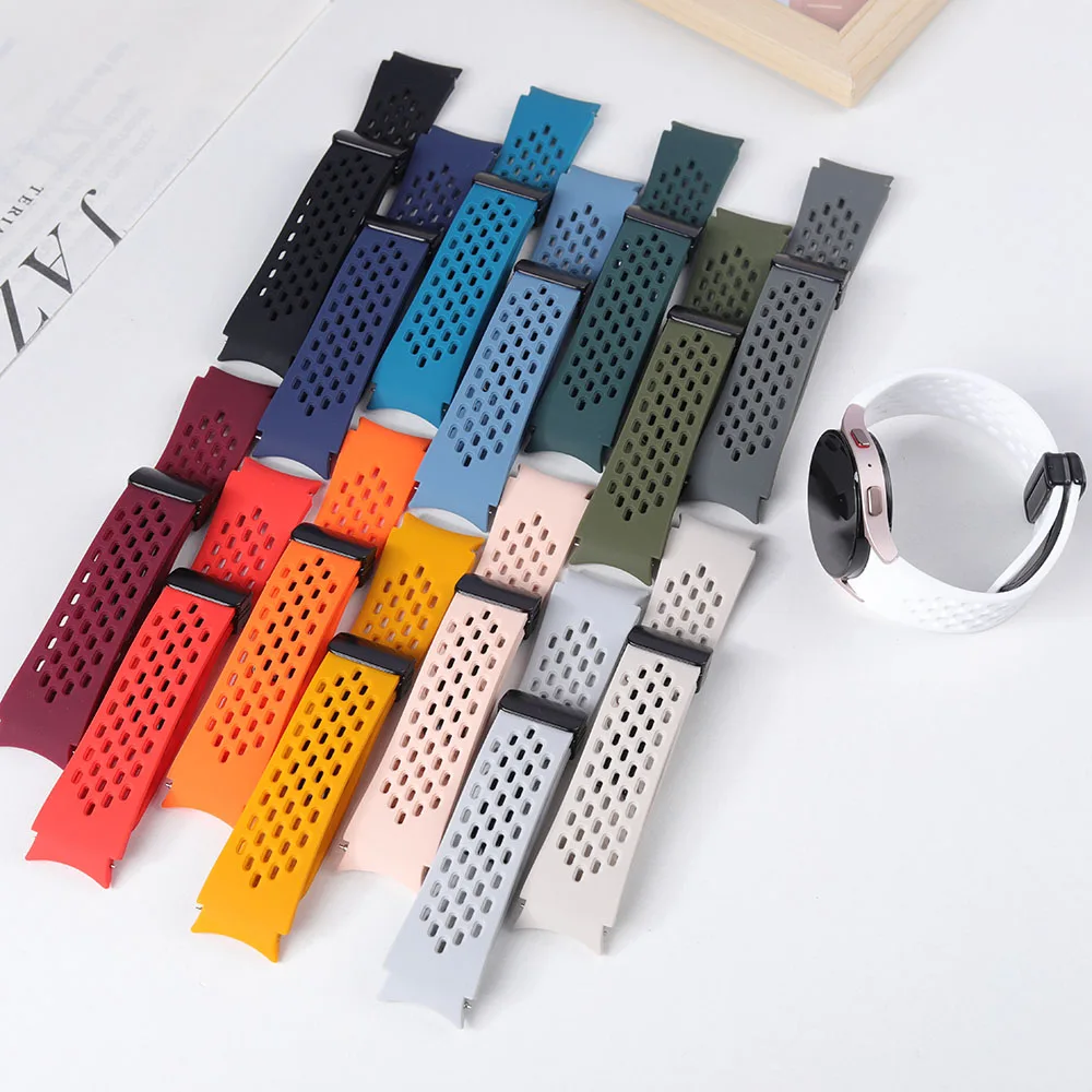 Silicone Replacement Watch Band with Magnetic Clasp 4