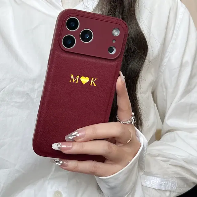Luxury Faux Leather Case with Engraving 3