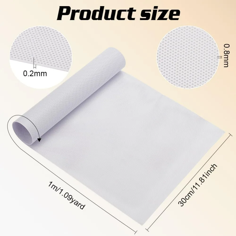 Benutzerdefiniertes Fursuit Eye Mesh 39x11 8 Zoll Weißes 2