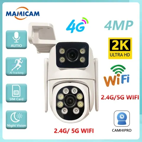 4MP WIFI IP Kamera 3G 4G SIM Karte