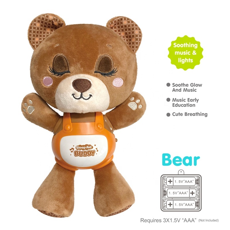 Interactive Plush Dog Soothing Toy 3