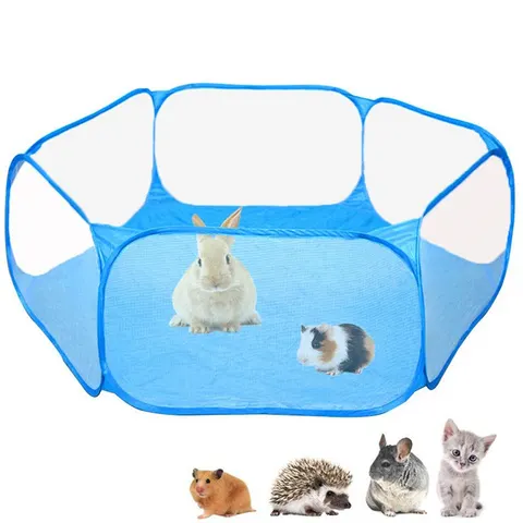 Portable Small Animal Playpen Folding Outdoor Indoor Exercise