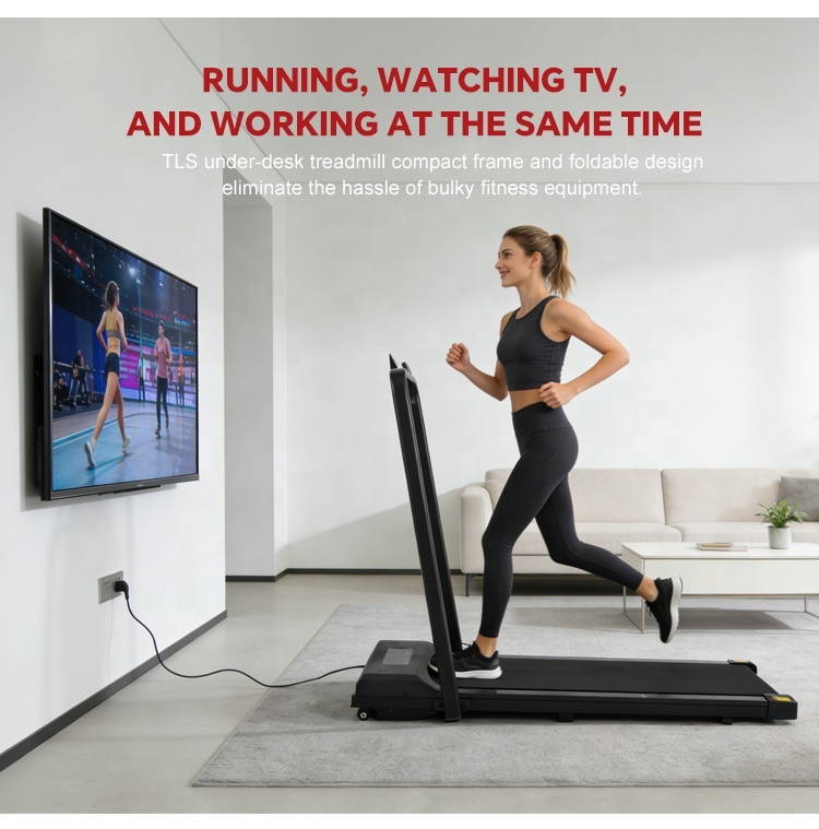 Space-Saving Foldable Mini Treadmill for Apartments