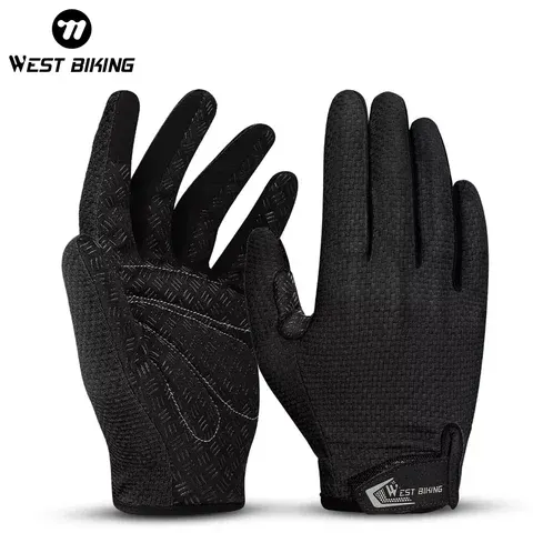 Full-Finger Silicone Palm Cycling Gloves