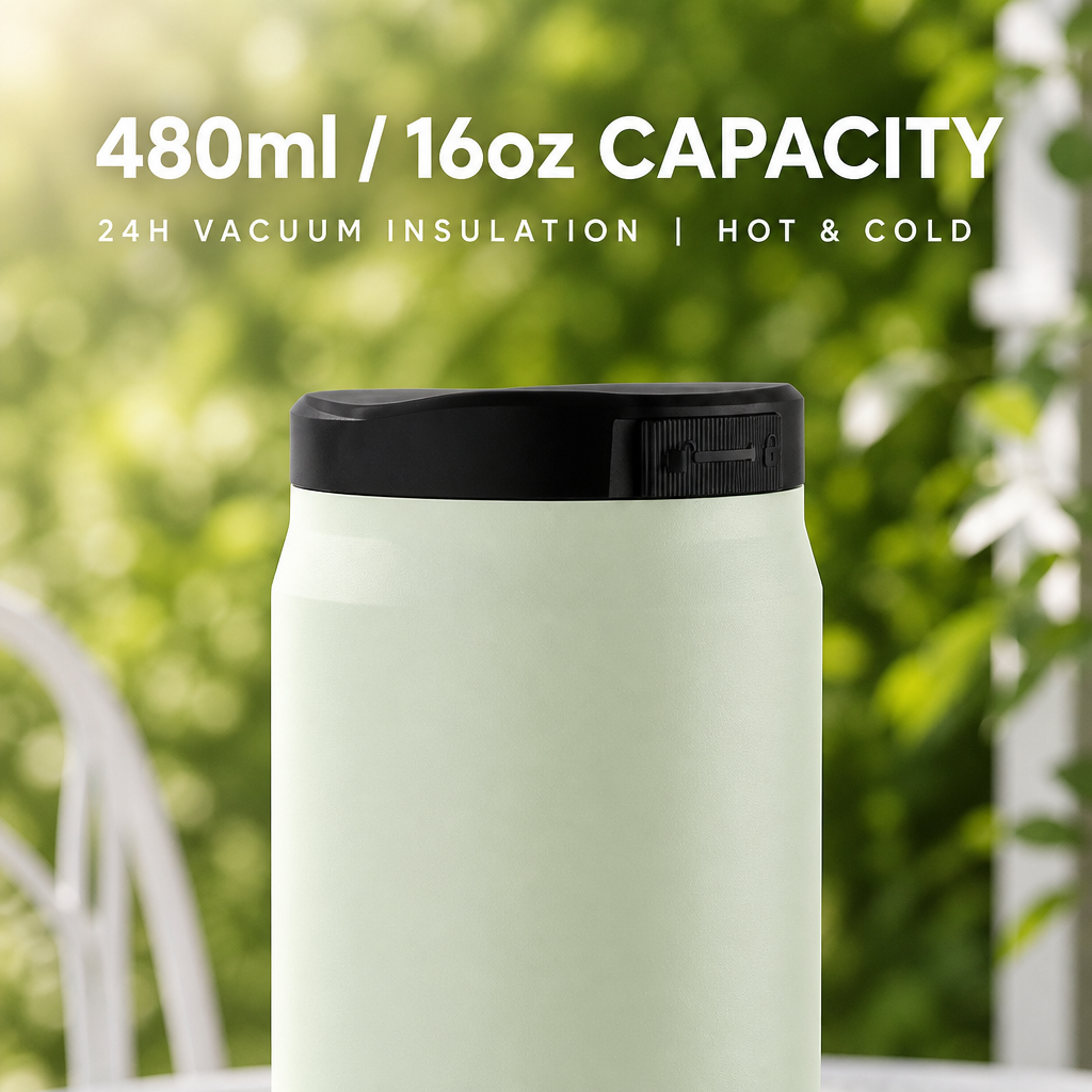 480ml Vacuum Insulated Stainless Steel Water Bottle 4