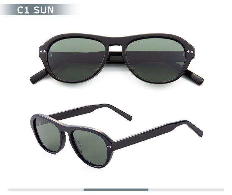 Runde Sonnenbrille aus Recycling-Acetat 2