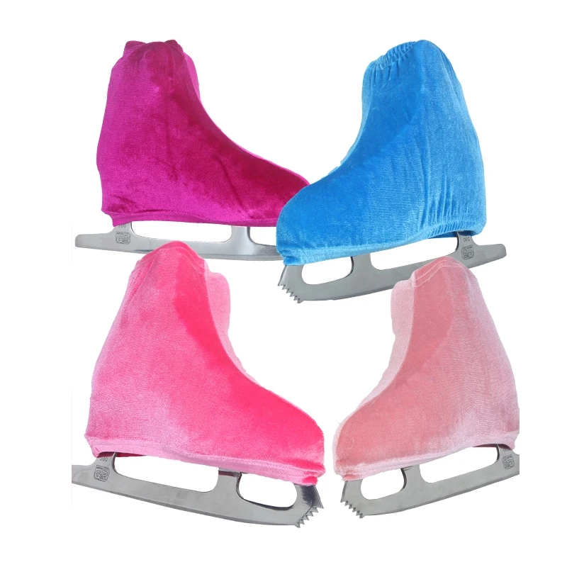 Eiskunstlauf-Abdeckungen Fleece-Schutzhüllen für Schlittschuhe S M L Eislaufschuhe