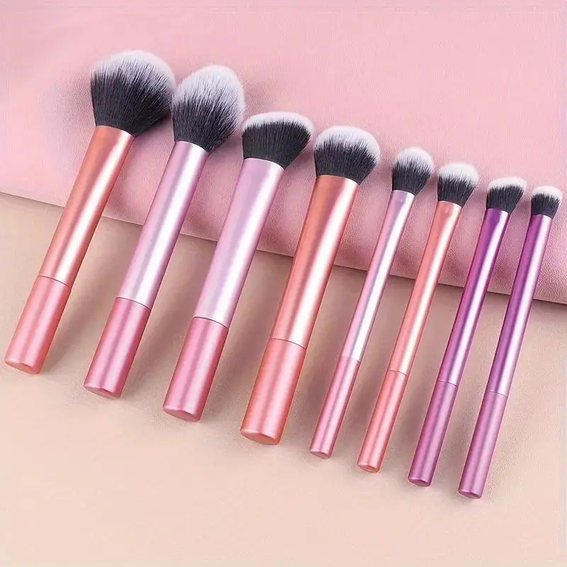 8-teiliges Pro-Make-up-Pinsel-Set – Weiches Hochwertiges Kunsthaar Tierversuchsfrei Leicht