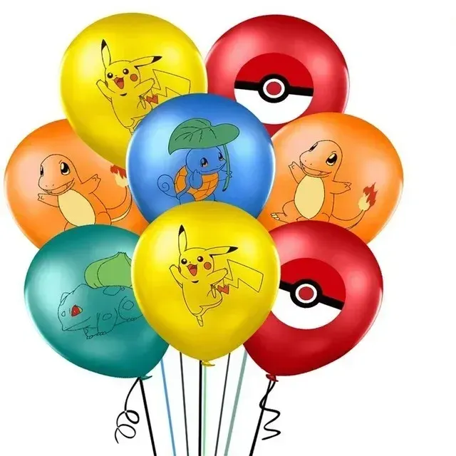 Cartoon Latex Balloon Set for Kids' Birthdays 4