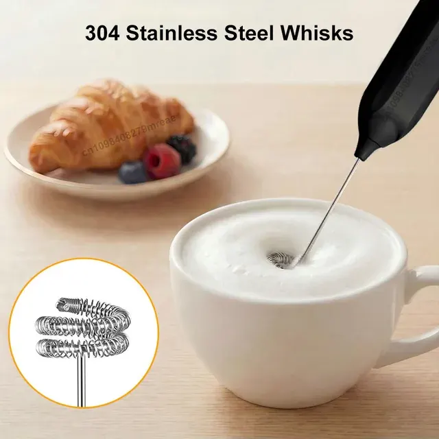 Cordless USB Milk Frother Mini Mixer 4