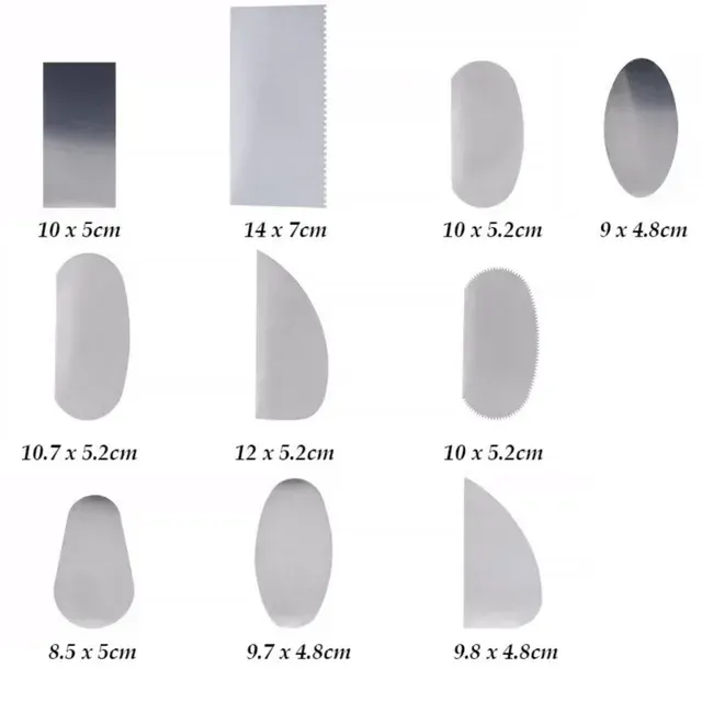 Clay Scraper Set 3