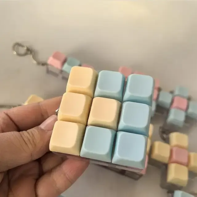 Fidget Keyboard Keychain 3