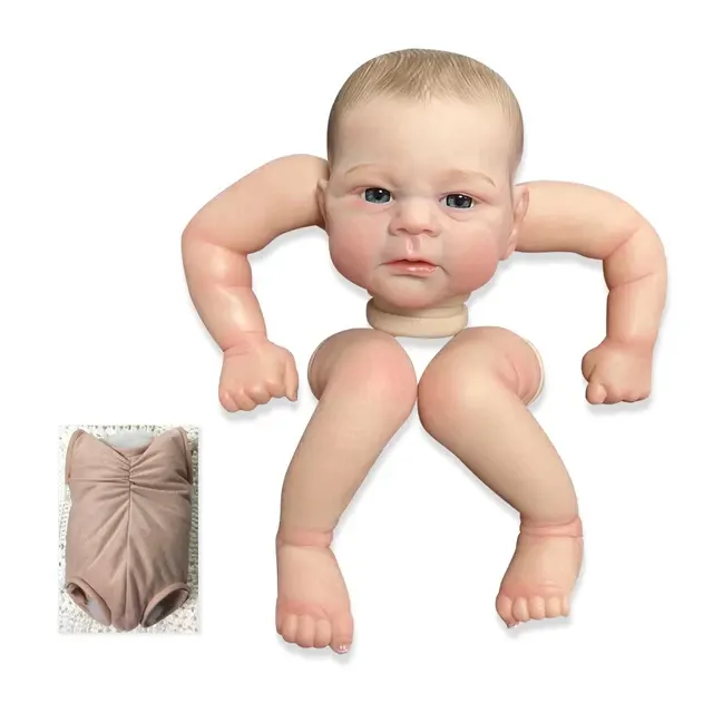 19-Inch Elijah Pre-Painted Reborn Doll Parts 2