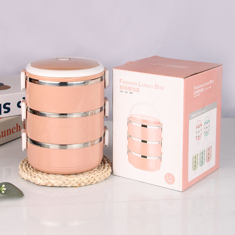 Heat Preservation Multi Layer Portable Food Container Bento