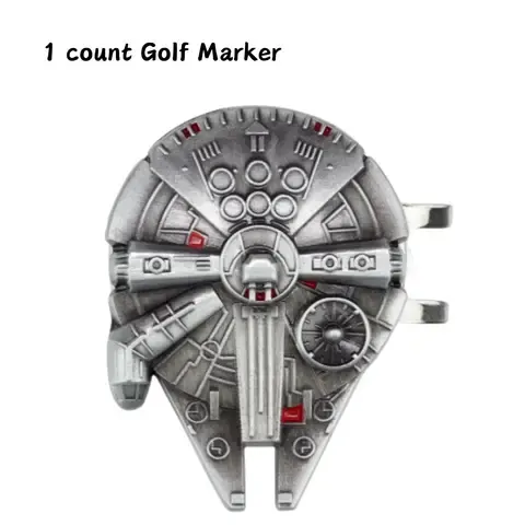 Premium Golfball-Marker mit Standard-Magnet-Hutclip Lustiger Hutclip für Männer