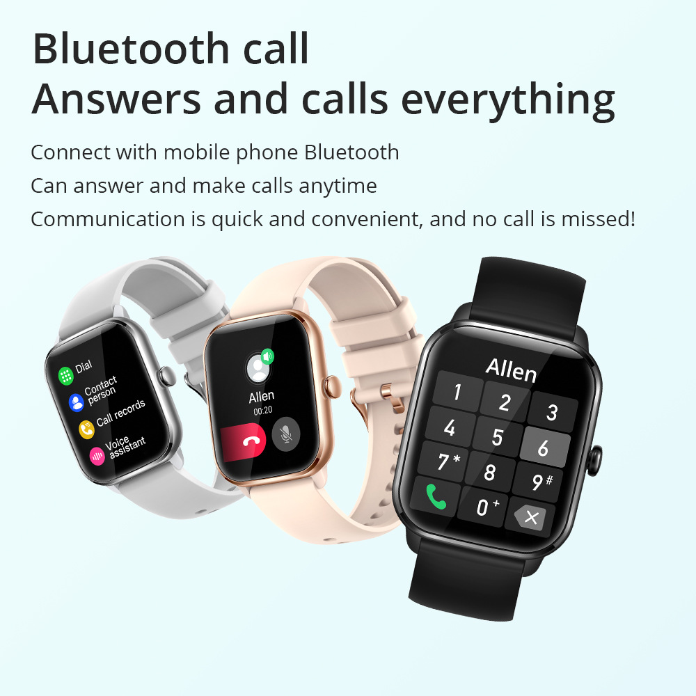 Fitness-Smartwatch mit Vollbildschirm und Musikfunktion