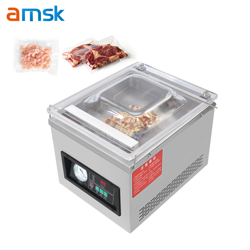 DZ-260A Stainless Steel Small Desktop Supermarket Packaging Beef 2