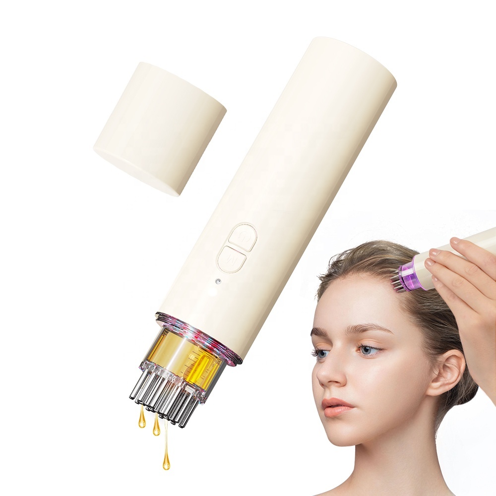 Electric Vibrating Scalp Massage Hair Oil Applicator