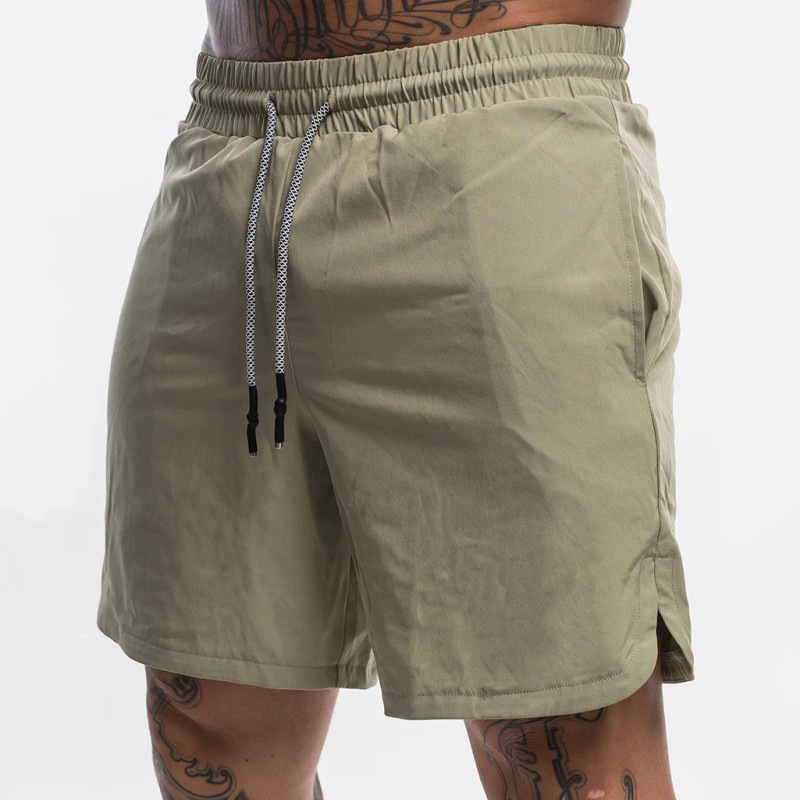 Breathable Solid Color Casual Shorts 3