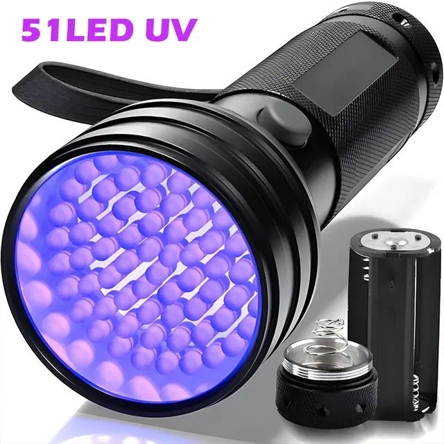 LED UV Flashlight for Pet Stains 2