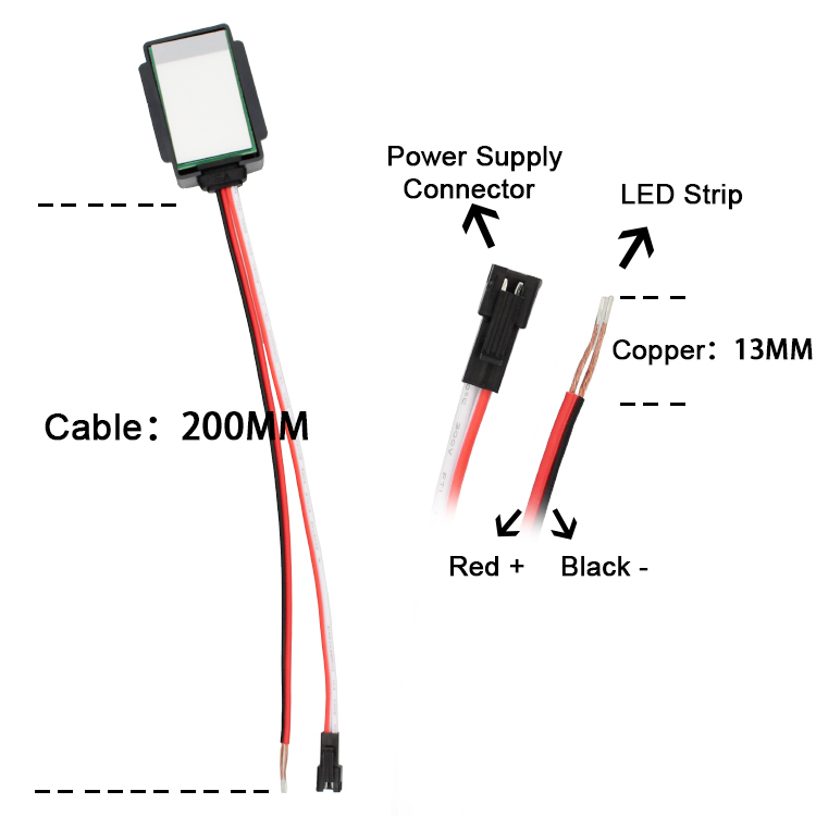 LED Bathroom Mirror with Touch Sensor 3