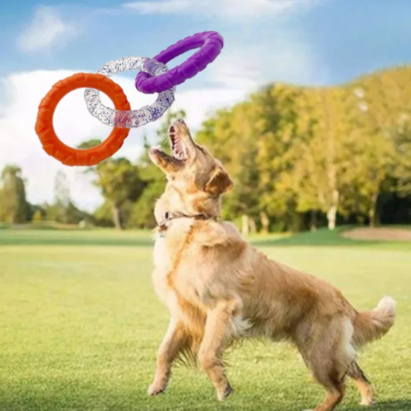 Schwimmfähige Interaktive Hundespielzeug-Frisbee