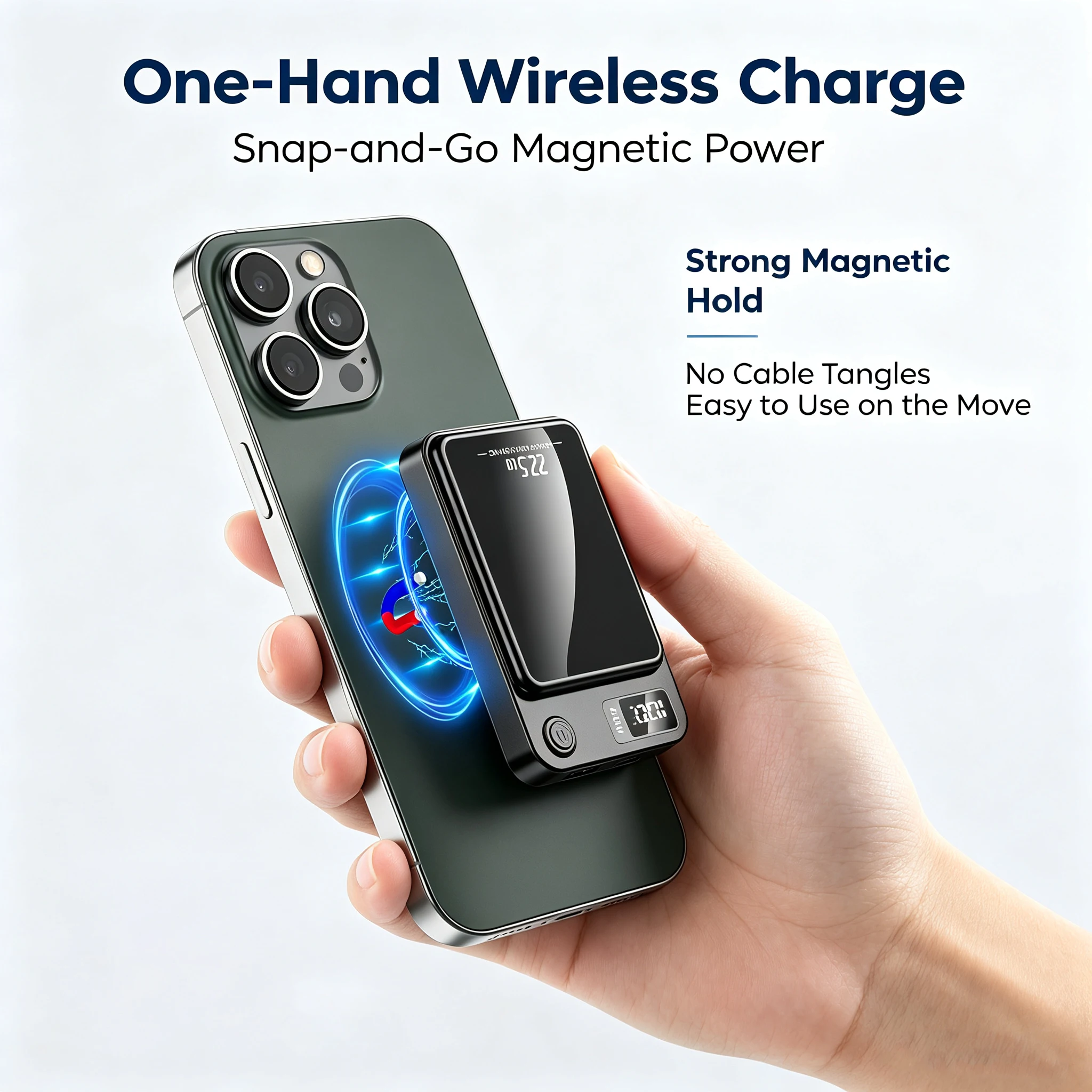 Baseus Qi2 Magnetische Power Bank Mit Ständer PD 2