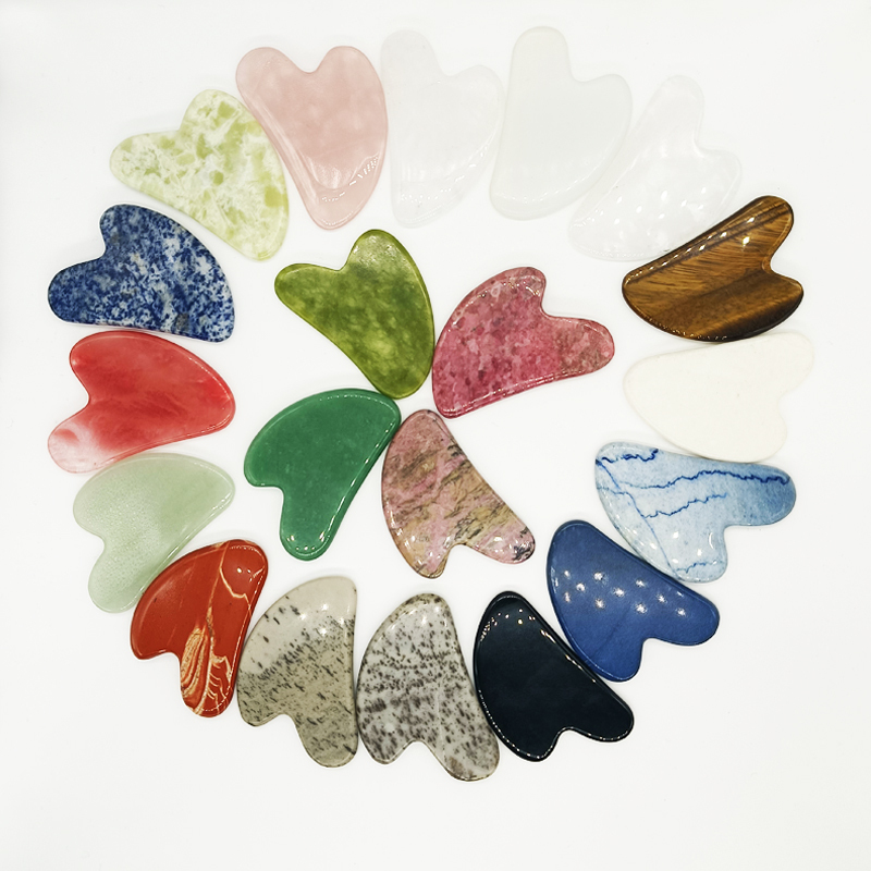 Rosenquarz-Gua-Sha-Massageset