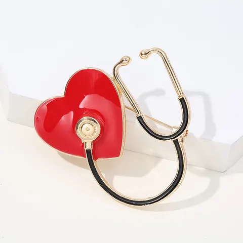 stethoscope brooch