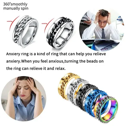 Titanium Spinner Ring