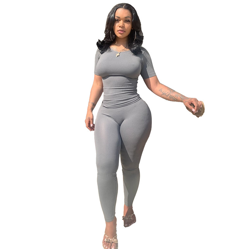 Damen Loungewear Set aus Rippstrick 4
