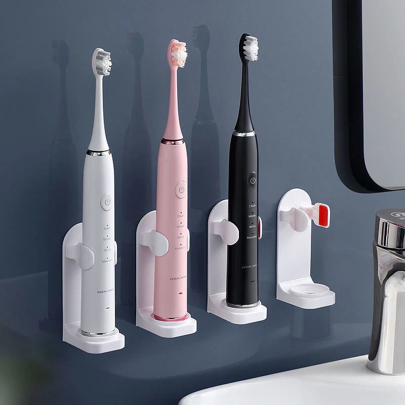 Einstellbare Zahnbürste Halter Elektrische Basis Silikon Non-slip Wand