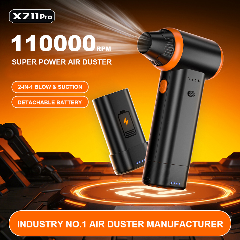 Cordless Keyboard Air Duster Vacuum 2500mAh 4