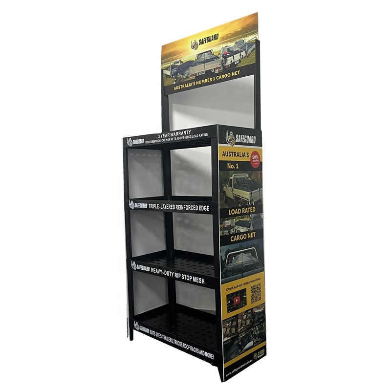 Foldable 4-Tier Eco-Friendly Display Rack