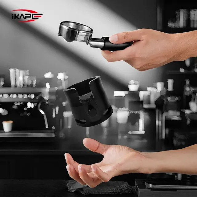 Adjustable Espresso Portafilter Tamping Stand 1
