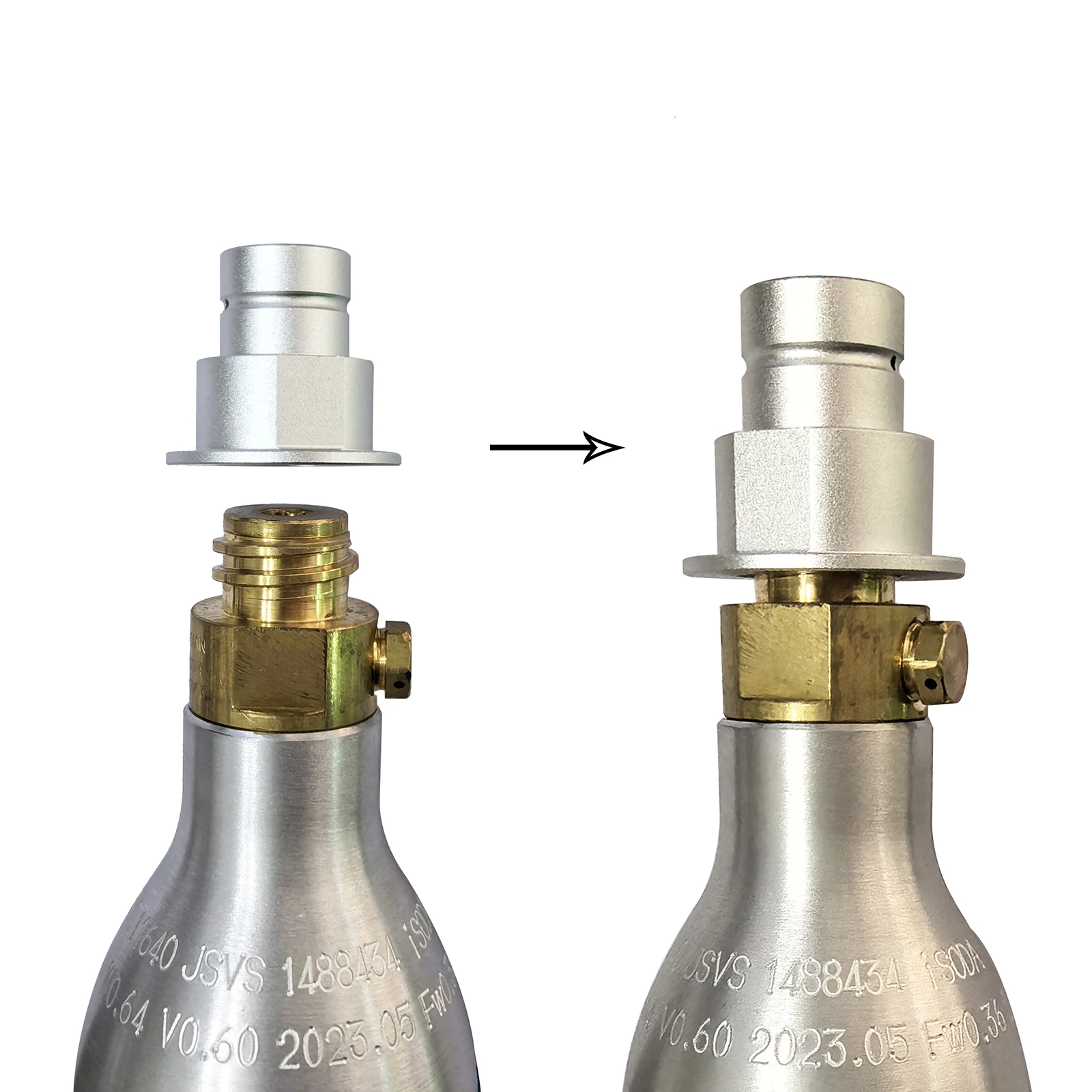 Terra DUO ART Quick Connect Adapter Soda Wasser 4