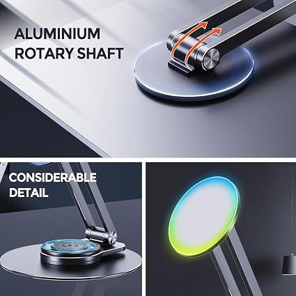 Magnetic Phone Stand for Desk Aluminum iPhone Holder 3