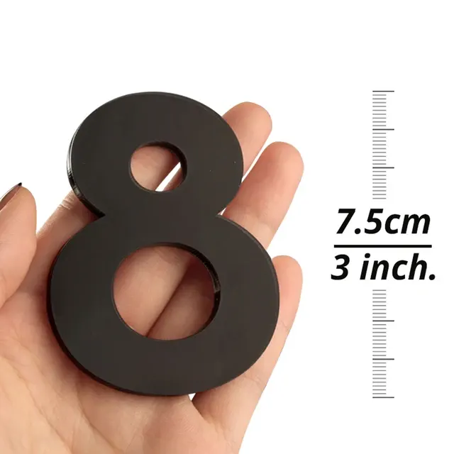 Self-Adhesive House Number 4