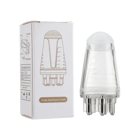 Scalp Oil Roller Massage Comb, Hexagonal Head