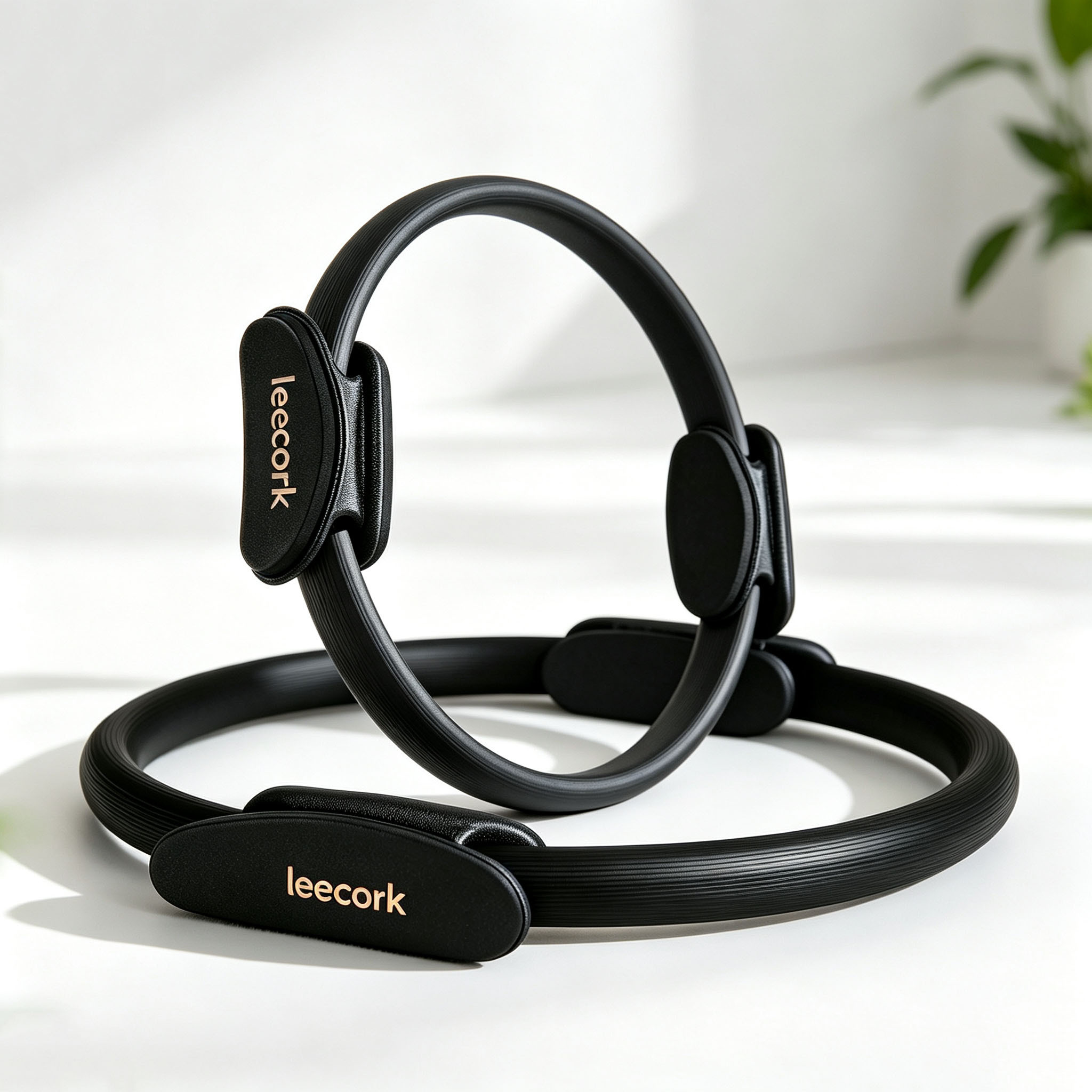 LEECORK Pilates Magic Circle Exercise Ring 15 Inch 3